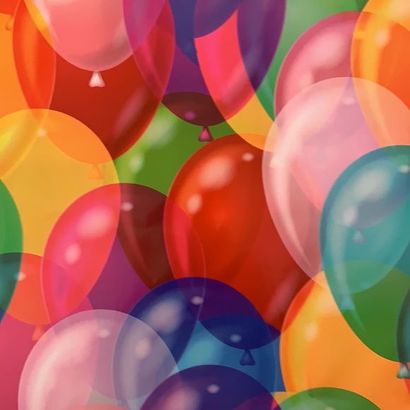 25 Poly Mailers - Multicolored Balloon Design - Picture 3 of 3